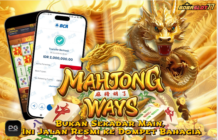 Selamat kepada id : sem****p3 Wede Rp 2.000.000 di Game MAHJONG WAYS PG SOFT Cair Gk Sampe 1 Menit! Menang Mudah di Bobaslot77